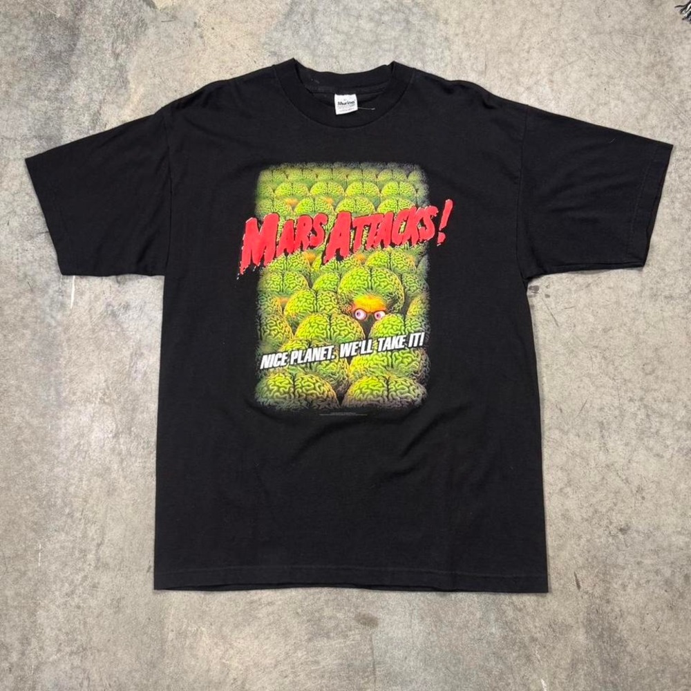Vintage 90s Mars Attack Movie Promo Shirt